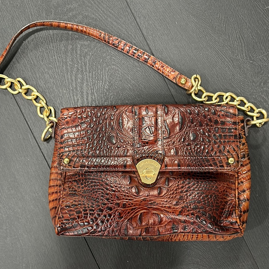 Brown Crocodile Pattern Women Bag Brown Crocodile Pattern Women Bag